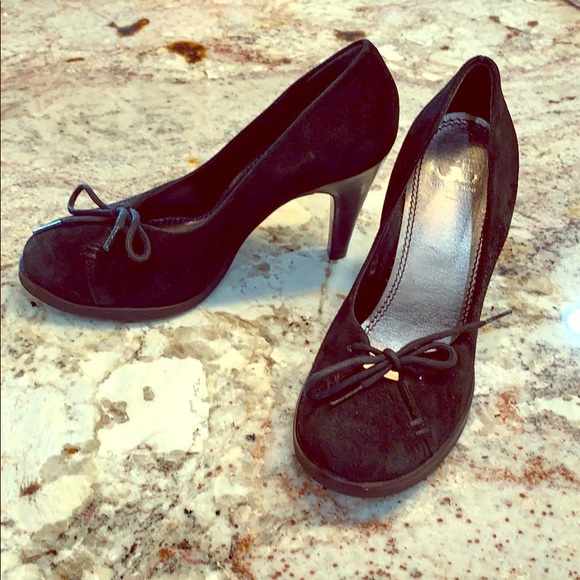 GIANNI BINI Suede Heels 7M - Picture 2 of 6